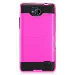 Wholesale ZTE Tempo, N9131 Armor Hybrid Case (Hot Pink)